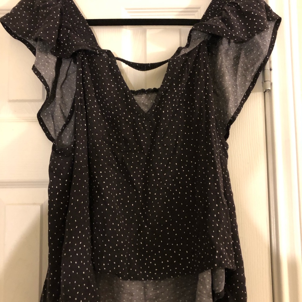Off Shoulder Ruffle Top - Picture 2 of 3